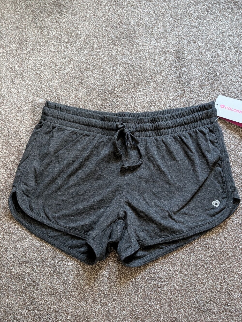 NWT Colosseum Simone Heather Charcoal Grey Lounge Athletic Shorts